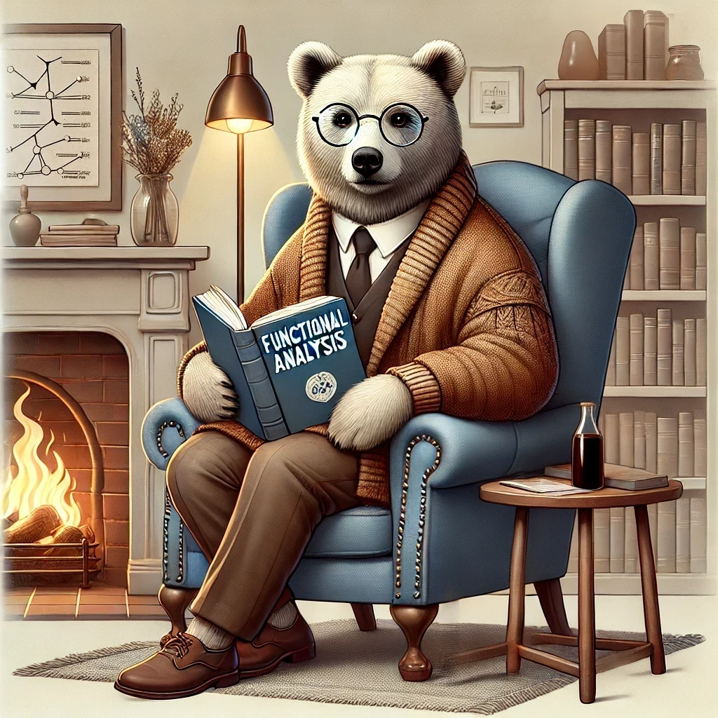 Bear teaching mathematics